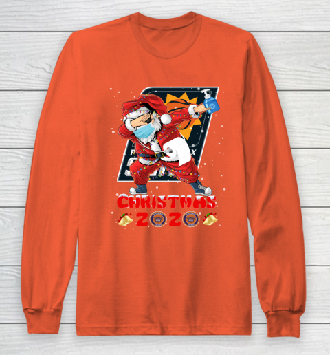 Phoenix Suns Funny Santa Claus Dabbing Christmas 2020 NBA Long Sleeve T-Shirt 3