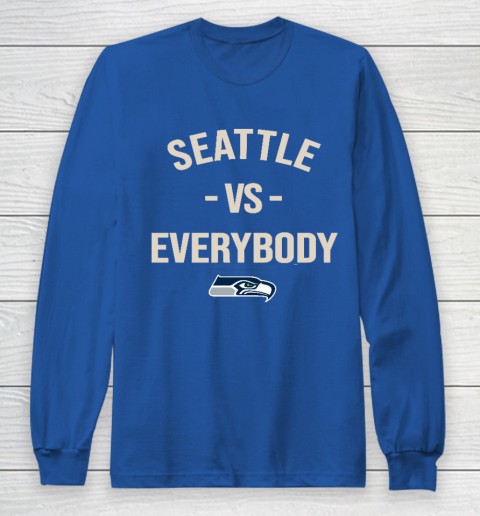 Seattle Seahawks Vs Everybody Long Sleeve T-Shirt 6