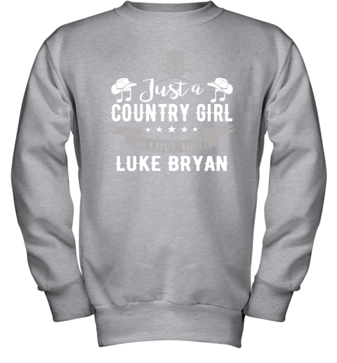 2nr2 just a country girl in love with luke bryan shirts youth sweatshirt 47 front sport grey