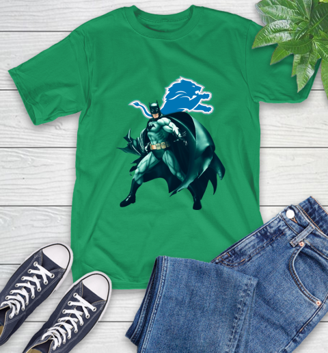 NFL Batman Football Sports Detroit Lions T-Shirt 7