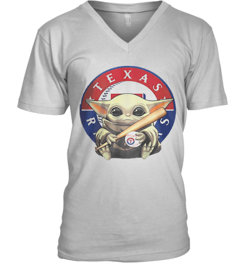 texas rangers v neck shirt