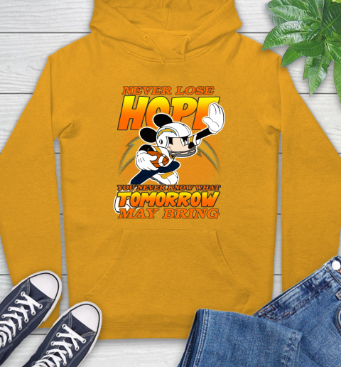 Los Angeles Chargers NFL Football Mickey Disney Never Lose Hope Hoodie 3 Los Angeles Chargers NFL Football Mickey Disney Never Lose Hope Hoodie - Image 3