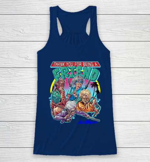 Golden Girls Tshirt Thank You For Being A Friend Ninja Turtles Racerback Tank 6