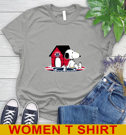 NBA Basketball Washington Wizards Snoopy The Peanuts Movie Shirt Women's T-Shirt 11