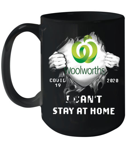Woolworths Inside Me Covid 19 2020 I Can't Stay At Home Ceramic Mug 15oz