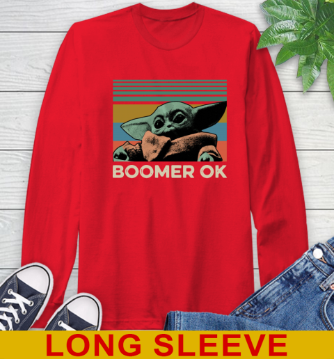 Baby Yoda Boomer OK Star Wars Vintage Shirts 66