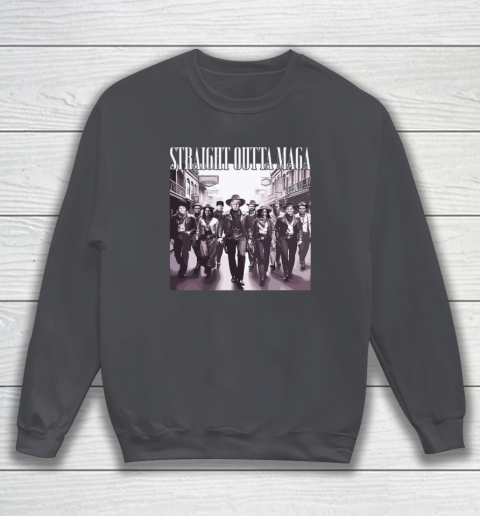 Straight Outta Maga Funny Trump 2024 Sweatshirt 3