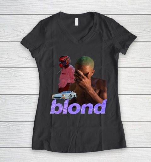 Frank Ocean Blonde Women's V-Neck T-Shirt 6