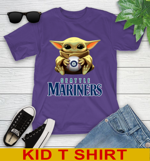 MLB Baseball Seattle Mariners Star Wars Baby Yoda Shirt 104
