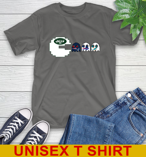 New York Jets NFL Football Pac Man Champion T-Shirt 9 New York Jets NFL Football Pac Man Champion T-Shirt - Image 9