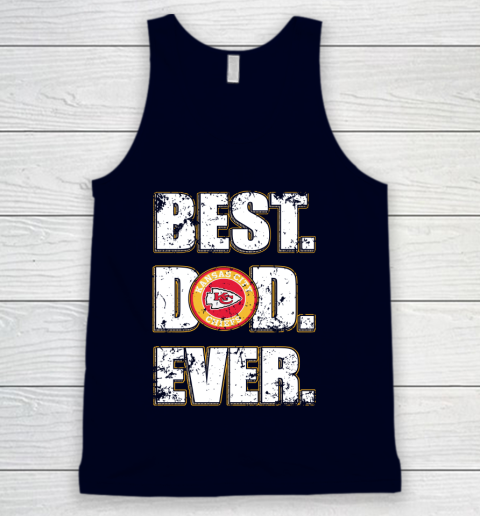 NFL Kansas City Chiefs Football Best Dad Ever Family Shirt Tank Top 2