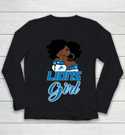 Detroit Lions Girl NFL Youth Long Sleeve