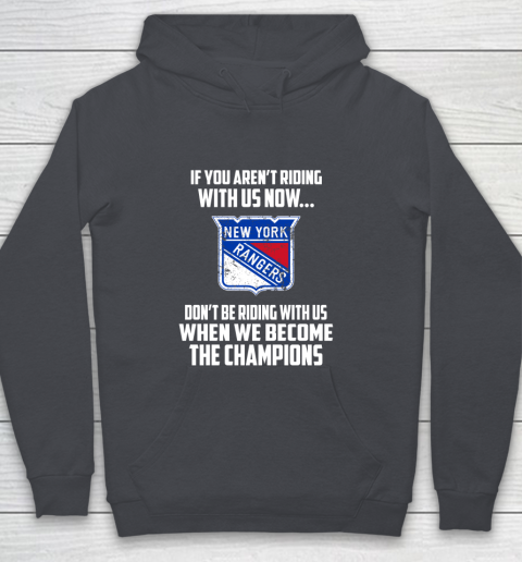 NHL New York Rangers Hockey We Become The Champions Youth Hoodie 5