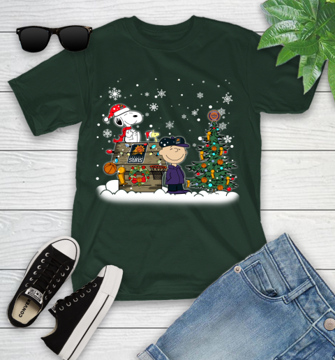 Phoenix Suns NBA Basketball Christmas The Peanuts Movie Snoopy Championship Youth T-Shirt 5