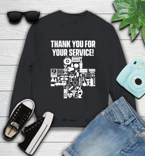 Nurse Shirt Thank You For Your Service Health Care Providers Flu Nurse T Shirt Sweatshirt