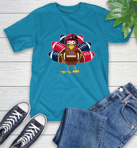 Tennessee Titans Turkey Thanksgiving Day T-Shirt 8