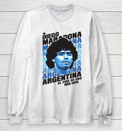 Diego Maradona El Pibe De Pro 1960 2020 Rest In Peace Long Sleeve T-Shirt