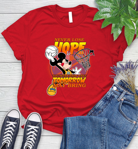Denver Nuggets NBA Basketball Mickey Disney Never Lose Hope Women's T-Shirt 13