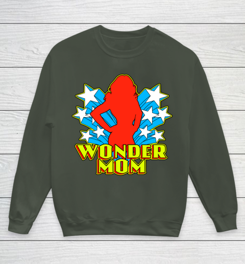 Wonder Mom Wonder Woman Youth Sweatshirt 8