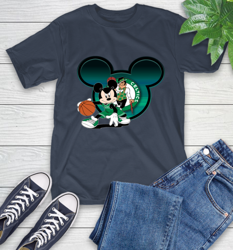 NBA Boston Celtics Mickey Mouse Disney Basketball T-Shirt 4