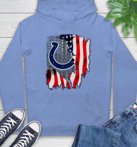 Indianapolis Colts NFL Football American Flag Hoodie 11