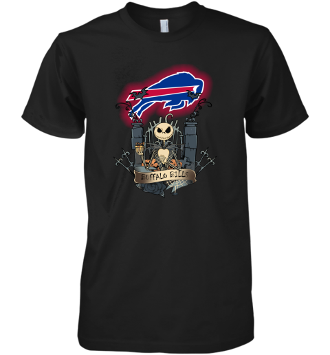 Buffalo Bills Jack Skellington This Is Halloween NFL Premium Men's T-Shirt