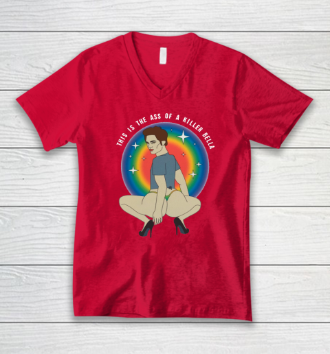 This Is The Ass Of A Killer Bella V-Neck T-Shirt 5