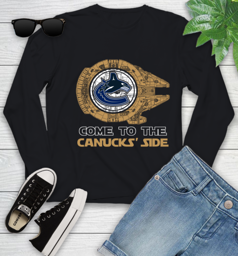 NHL Come To The Vancouver Canucks Wars Hockey Sports Youth Long Sleeve