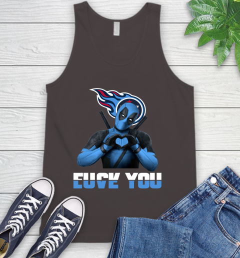 NHL Tennessee Titans Deadpool Love You Fuck You Football Sports Tank Top 6