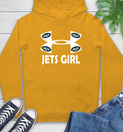 NFL New York Jets Girl Under Armour Football Sports Hoodie 2
