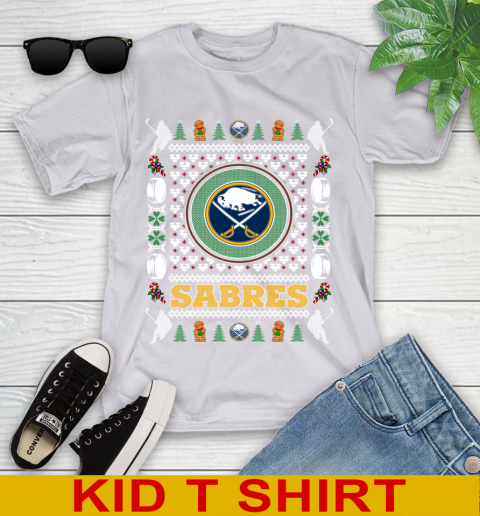 Buffalo Sabres Merry Christmas NHL Hockey Loyal Fan Youth T-Shirt 4