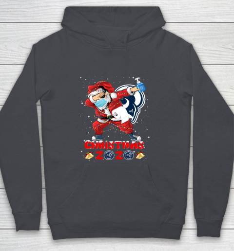 Los Angeles Rams Funny Santa Claus Dabbing Christmas 2020 NFL Youth Hoodie 5