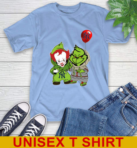 Baby Pennywise Grinch Christmas MLB Baseball New York Yankees T-Shirt 11