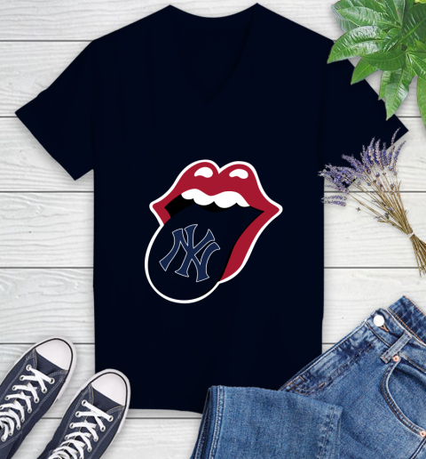 New York Yankees MLB Baseball Lips I Root For My Team Adoring Fan 79