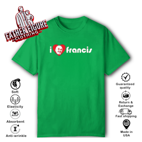 I Love Pope Francis Shirt Rip Pope Francis T-Shirt - Father