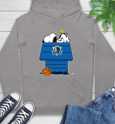 Dallas Mavericks NBA Basketball Snoopy Woodstock The Peanuts Movie Hoodie 6