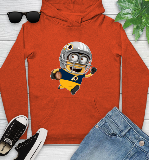 NFL Washington Redskins Minions Disney Football Sports Youth Hoodie 5