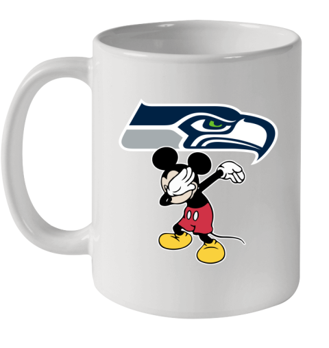 Seattle Seahawks NFL Football Dabbing Mickey Disney Sports Ceramic Mug 11oz