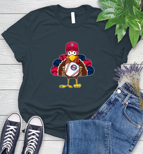 Minnesota Twins Turkey thanksgiving Women's T-Shirt 8