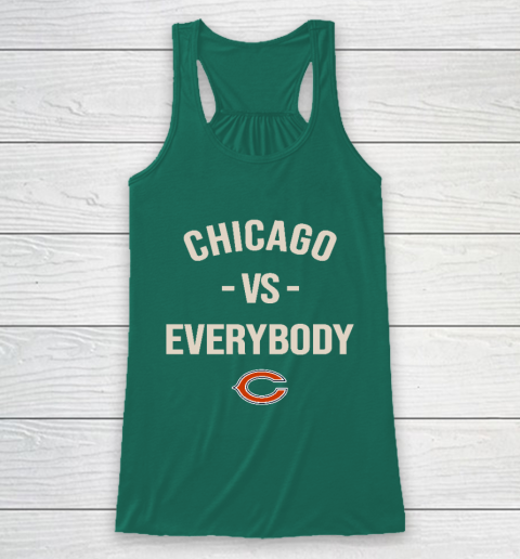 Chicago Bears Vs Everybody Racerback Tank 5