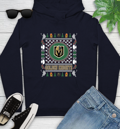 Vegas Golden Knights Merry Christmas NHL Hockey Loyal Fan Ugly Shirt 137