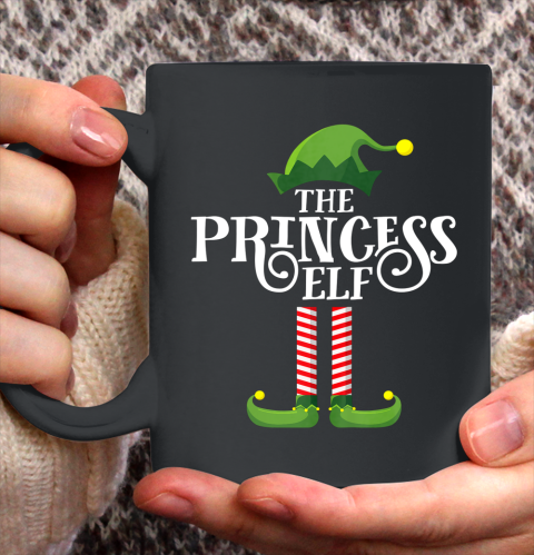 Princess Cute Elf Matching Family Group Christmas Party PJ Ceramic Mug 11oz