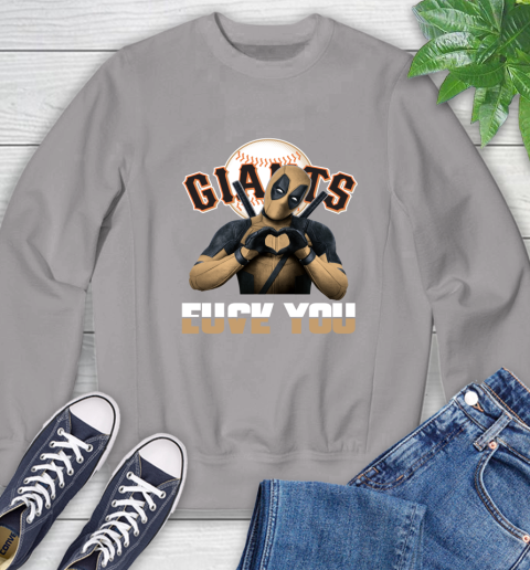MLB San Francisco Giants Deadpool Love You Fuck You Baseball Sports Sweatshirt 6 MLB San Francisco Giants Deadpool Love You Fuck You Baseball Sports Sweatshirt - Image 6