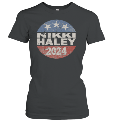 Vintage Nikki Haley 2024 Presidential Elections Women's T-Shirt