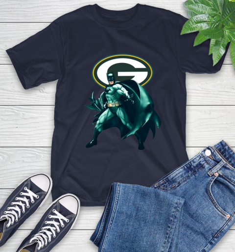 NFL Batman Football Sports Green Bay Packers T-Shirt 4