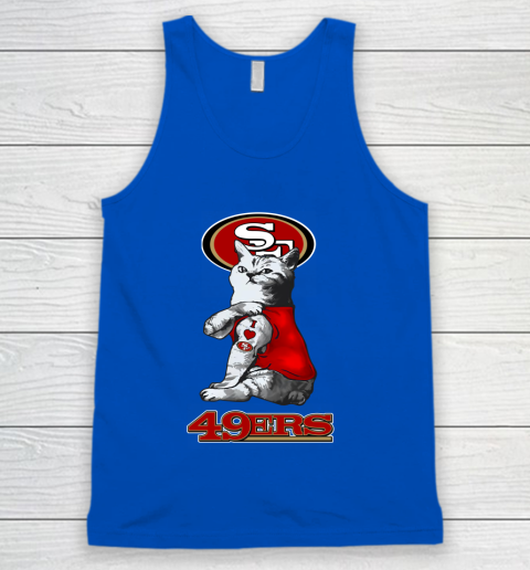 NFL Football My Cat Loves San Francisco 49ers Tank Top 4