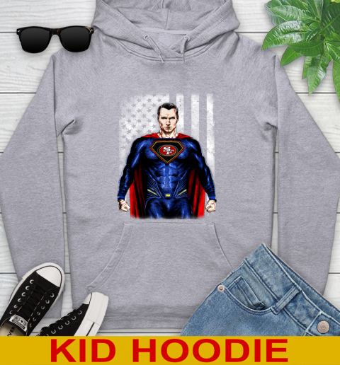 NFL Football San Francisco 49ers Superman DC Shirt Youth Hoodie 6