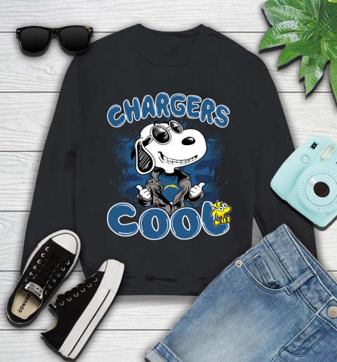NFL Football Los Angeles Chargers Cool Snoopy Shirt Youth Sweatshirt