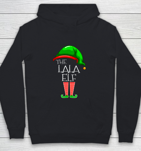 Lala Elf Group Matching Family Christmas Gift Funny Youth Hoodie
