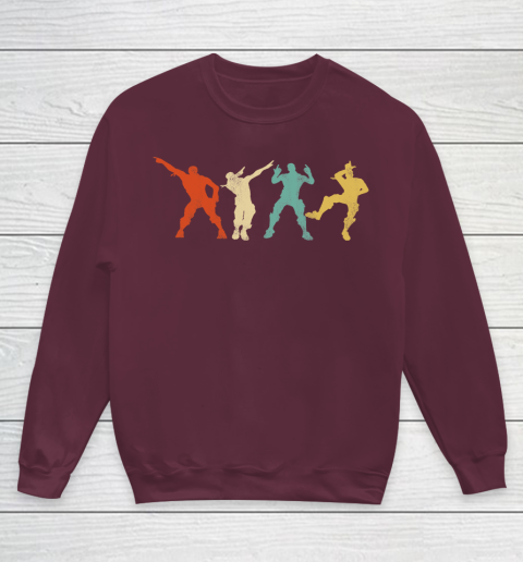 Fortnite Tshirt Battle Royale Victory Dance Cool Justice Dance Youth Sweatshirt 4